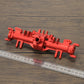 RCAWD Front Axle Housing Cover Case Set LOS242031 for Losi 1/8 LMT Red