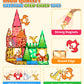 Dinosaurs Toys Magnetic Tiles For Kids 3-5, Dino,King Kong And Godzilla Animals World Construction Tile For Toddlers Ages 5-7, Magnet Building Blocks For Boys Girls Ages 3+ 4-8 8-12 Year Old