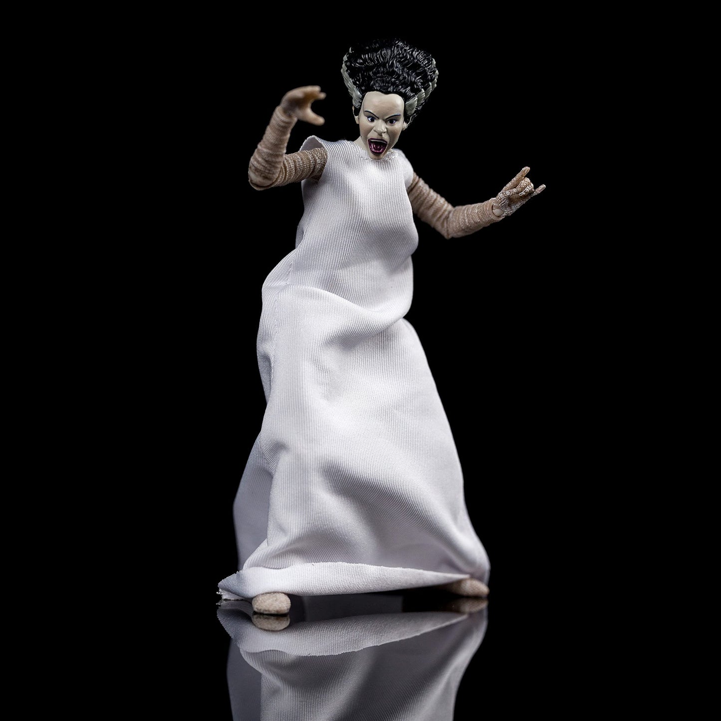 Jada Toys Universal Monsters 6'' Bride Of Frankenstein Action Figure, Toys For Kids And Adults, Black