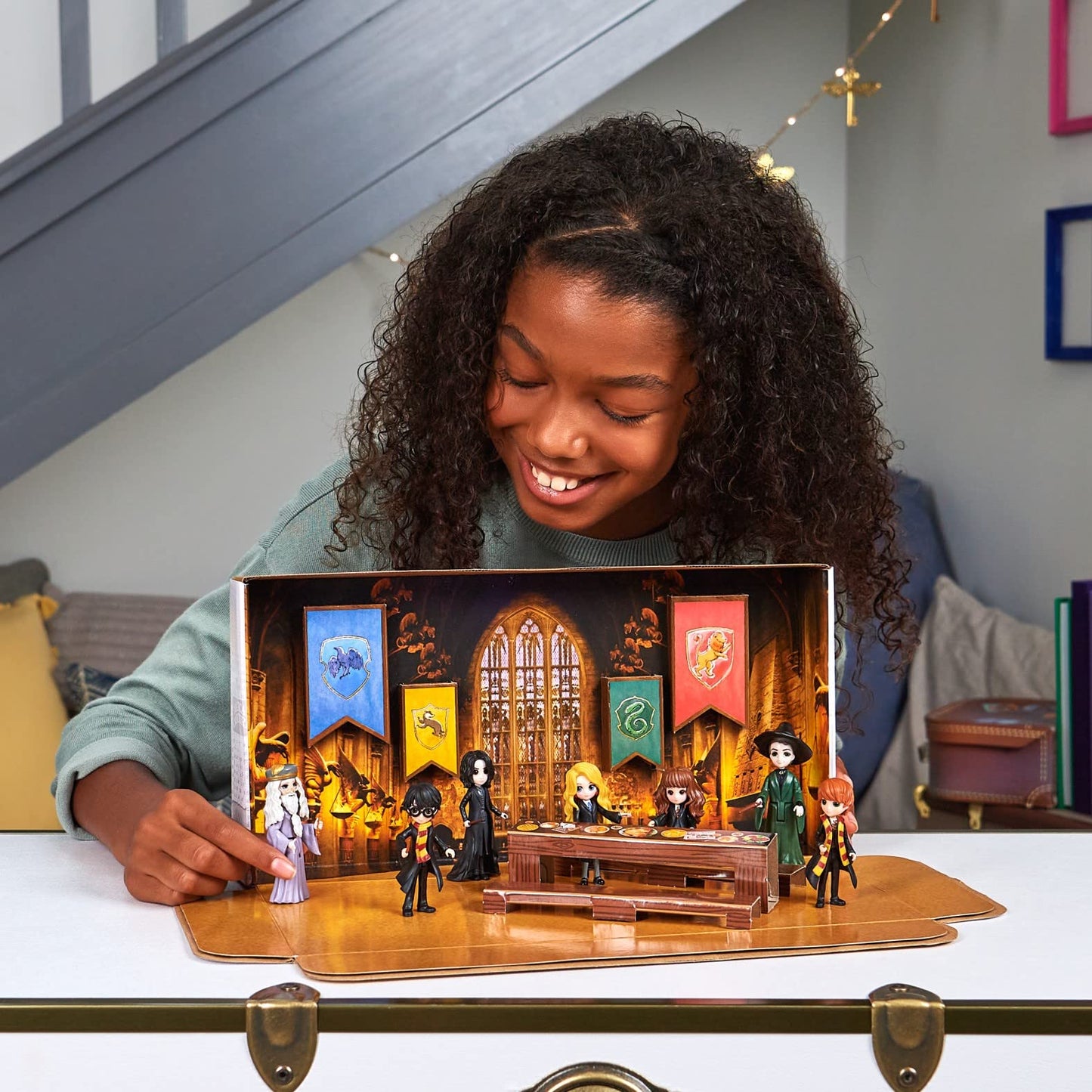 Wizarding World Harry Potter, Magical Minis Collector Set With 7 Collectible 3-Inch Toy Figures, Kids Toys For Ages 5 And Up