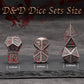 HNCCESG D&D Dice,DND Dice Set for Dungeons and Dragons,D20 Metal Dice for Gaming Dice Set D and D Dice or RPG Role Playing MTG T