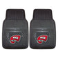 FANMATS 12444 Western Kentucky Hilltoppers 2-Piece Heavy Duty Vinyl Car Mat Set, Front Row Floor Mats, All Weather Protection, U