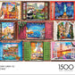 Buffalo Games 1500 Piece Jigsaw Puzzle - Windows Open to The World - Large Multicolor - Challenging Paper Puzzle - Model 2469