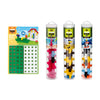 Plus Plus Big - Zoo Playset Bundle - 15 Pc Penguin, Flamingo, Giraffe Tube & Baseplate Duo - Construction Building Stem/Steam To