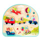 B. Toys- 4 Wooden Peg Puzzles- Dinosaurs, Sea Animals, Vehicles, Farm – Puzzles For Toddlers, Kids – 18 Months +