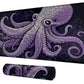 Purple Octopus For Mtg & Tcg Playmat,Bfdhgqzc 24'' X 14'' Game Mat For Mtg/Rpg/Ccg Trading Card Game Playmats Table Mat Perfect