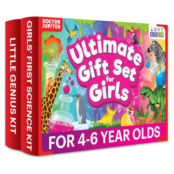 Doctor Jupiter Ultimate Gift Set For Girls| Set Of Girl’S First Science Kit, Little Genius Kit For 4-6 Year Olds| Girl Birthday Gifts| Stem Learning & Education Toys For Kids Ages 4,5,6
