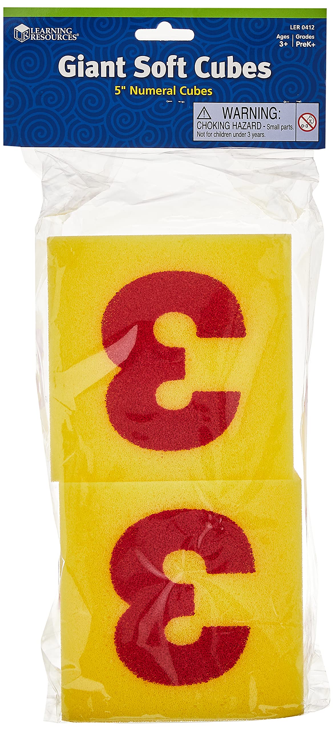 Learning Resources Giant Soft Cubes - Numerals