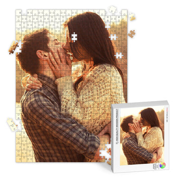 Personalized Puzzle, Custom Jigsaw Puzzle 120/500/1000 Pieces, Customized Photo Puzzles Gift for Mother's Day and Father's Day, 