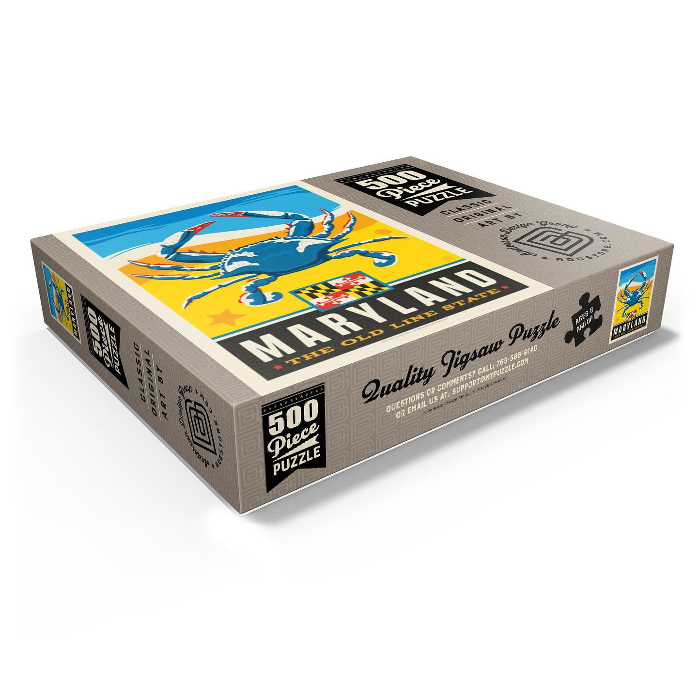 Mypuzzle Maryland: The Old Line State - Premium 500 Piece Jigsaw Puzzle For Adults