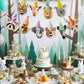 Safari Animals Happy Birthday Banner Wild Zoo Jungle Animals Decorations for Kids Safari Animals Party Decorations Woodland Anim