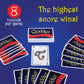 Quiddler Card Games For Kids - Playing Cards Word Games, Deck Of Cards, Fun Family Games For Kids And Adults, Game Night, Travel
