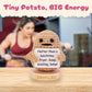 Empowering Gifts For Women - The Sassy Spud: Badass Edition | Cute Knitted Potato With 30 Swappable Motivational Messages - Stoc
