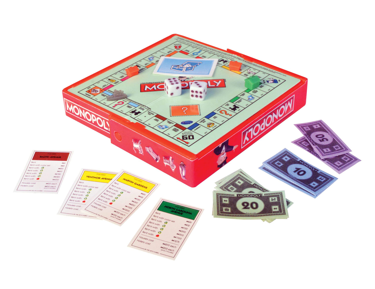 Worlds Smallest Board Games Set Of 4 - Scrabble, Monopoly, Operation, Candy Land (Bundle)