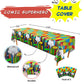 Blue Orchards Comic Superhero Table Covers (Pack of 3) 108x54 XL - Superhero Table Cloth for Parties, Superhero Party Decoration