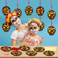 Qyeahkj 36 Set Day of The Dead Suncatchers Crafts for Kids DIY Skull Window Tissue Paper Craft Kit Hanging Decor for Mexico Home
