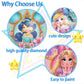 nekpiahu Diamond Art Painting Kits for Kids, 6 Pack Cartoon Gem Crafts, 6x6 inches, Suitable for Ages 4-12, Color Variants JXDXZ09-JX