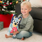 Animal Adventure - Bluey With Candy Cane 9” Holiday Mini Animated Plush - Officially Licensed Collectible Animatronic Plush