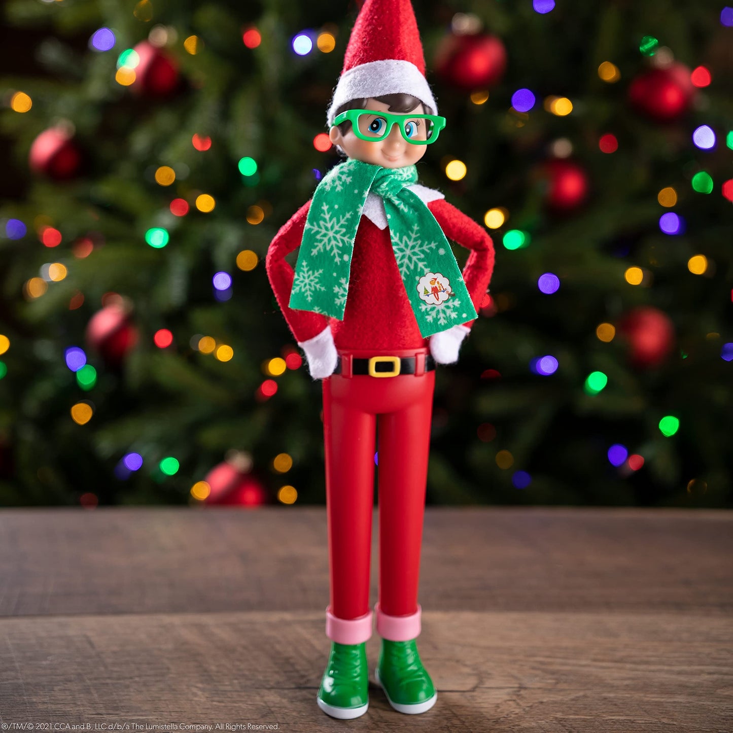 The Elf on the Shelf Claus Couture Holiday Hipster, Small, Multicolor, Plastic, Model CCHIPSTER