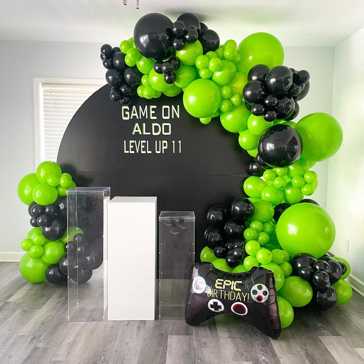 Bezente Lime Green Giant Balloons 36 Inch - 8 Pack Jumbo Green Balloons Large Round Light Green Latex Balloons For Birthday Baby