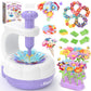 GirlsHome 300+PCS Fabric Flower Bouquets Toys, DIY Flower Crafts Kits for Kids, Arts and Crafts for Kids Ages 6-8 Girls, Build F