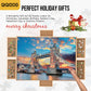 Qiqidog 2000 Pieces Puzzle Board With 6 Drawers And Cover, 29''X41'' Wooden Jigsaw Puzzle Table For Adults, Portable Puzzle Orga