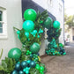 412Pcs Dark Green Balloons 18 12 10 5 Inch Dark Green Balloon Garland Arch Kit Different Sizes Matte Latex Balloons For Baby Sho