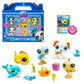 Littlest Pet Shop, Collector Set, Beach Besties Theme - Gen 7, Pets #61 To #65, Authentic Lps Bobble Head Figure, Collectible Imagination Toy Animal, Kidults, Girls, Boys, Kids, Tweens Ages 4+