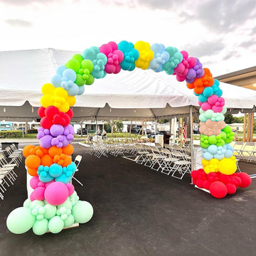 Colorful Balloons, 60Pcs Multicolor Latex Balloons Assorted Color Helium Balloons 12 Inch Blue Green Orange Yellow Pink Party Ba