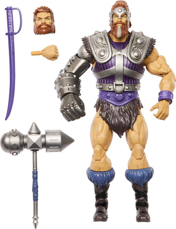 Masters of the Universe Masterverse 7-Inch Action Figure  New Eternia Fisto  Motu Hero Toy with Iron Fist  30 Articulations