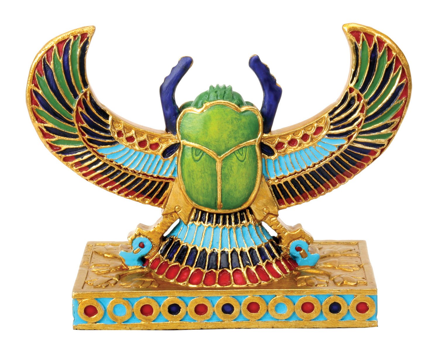 Ytc Egyptian Winged Scarab - Collectible Figurine Statue Sculpture Egypt