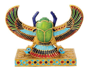 Ytc Egyptian Winged Scarab - Collectible Figurine Statue Sculpture Egypt