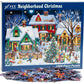 Neighborhood Christmas Jigsaw Puzzle 1000 Piece By Vermont Christmas Company - Fully Interlocking & Randomly Shaped Pieces - 26 5/8' X 19 1/4'