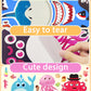 24 Pcs Make Your Own Sea Animal Sticker Sheets For Kids With Animal Party Favors Face Stickers For Kids Crafts Activities Gift B
