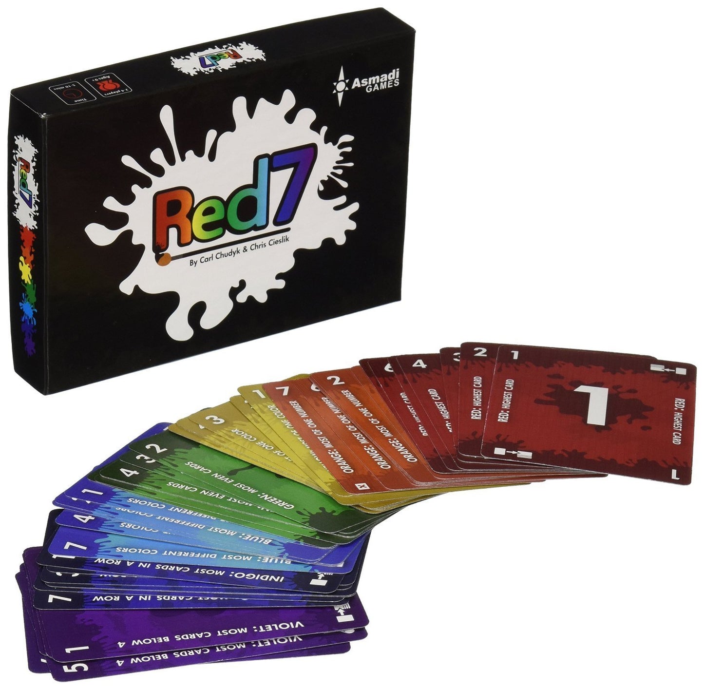 Asmadi Games ASI-0050 Red7 Card Game