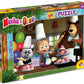 Liscianigiochi 86061 Masha Puzzle Plus 24-Tutti Insieme Impariamo Kids, Multi-Coloured