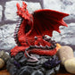 Ebros Gift Stryker The Mythical Smoke Fire Breathing Red Dragon Backflow Incense Cone Burner Figurine 6.25' Tall Dungeons And Dragons Medieval Renaissance Decor Statue Smaug Drake Puffing Smog