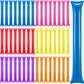 Civaner 48 Pcs Christmas Thunder Stick Team Spirit Boom Stick Cheering Stick Plastic Cheerleading Spirit Stick Clapper Inflatable Noise Maker Sports Supply(Blue, Yellow, Pink, Red, Orange, Purple)