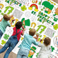 Wiooffen 47''X 82'' St. Patrick'S Day Giant Coloring Tablecloth Posters Activity For Kids, Huge Holiday Color-In Paper Poster Ta