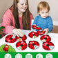 Coogam Interactive Alphabet Learning Toy, Abc Number Letters Spinning Game, Sight Words Animal Pattern Ladybug Cards, Montessori Educational Toy Gift For 3 4 5 Year Old Baby Toddlers