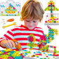 249 PCS STEM Learning Toys - Electric Drill DIY Educational Set, Creative Engineering with Various Shapes and 5 Toy Tools - 2&3D