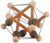 Manhattan Toy Artful Skwish Wooden Baby Rattle And Motor Skill Activity Toy For Infants And Toddlers