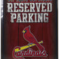 MLB St. Louis Cardinals Parking Sign