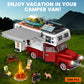 Zylvoxia Camper Van Buliding Block for Adults, 2 in 1 Include Camper Rvs and Farm Pick-up Trucks Building Block Gift for Teens a