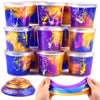 Slime Party Favors, 15 Pack Galaxy Slime Kit - Soft, Non-Sticky, Stress Relief Gold Powder Slime For Kids Girls And Boys - Class
