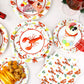 Qyeahkj 100Pcs Crawfish Boil Party Supplies Serve 25 Crawfish Plates Napkins For Lobster Seafood Shrimp Boil Decorations Crawfis