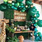 Partywoo Forest Green Balloons, 142 Pcs Boho Green Balloons Different Sizes Pack Of 18 Inch 12 Inch 10 Inch 5 Inch Dark Green Balloons For Balloon Garland Balloon Arch As Party Decorations, Green-F14