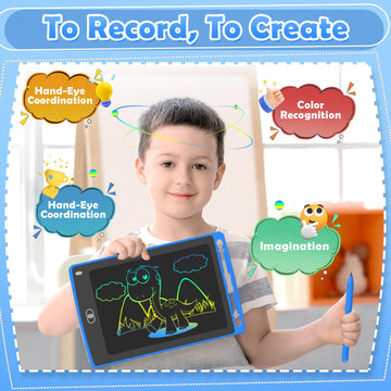 3 Pack Lcd Writing Tablet For Kids, 8.5 Inch Colorful Doodle Board Drawing Tablet, Educational Learning Toys Birthday Gifts For