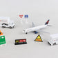 Daron Delta Airlines 12 Piece Playset (Color Of The Content May Vary)