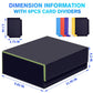 Wutonmu Trading Card Storage Box For Mtg Cards, 1800+ Pu Leather Card Deck Box, Magnetic Closure Card Deck Case Organizer Box Ca